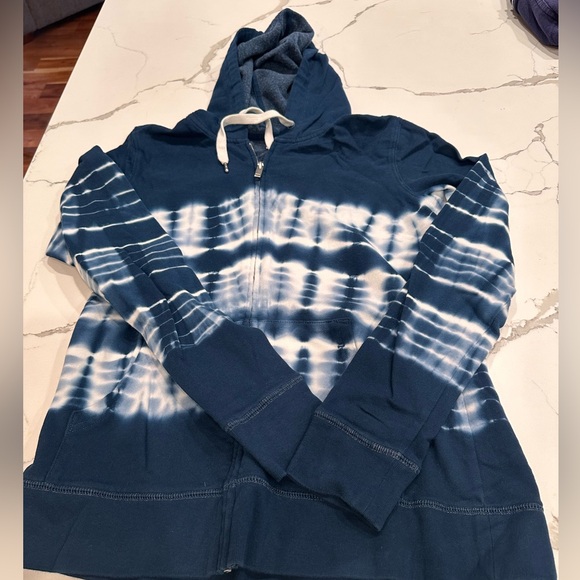 🌸 Tye-Dye Blue Sweatsuit Size M Tall Pants and Zip Up Hoodie🌸 - Picture 6 of 8